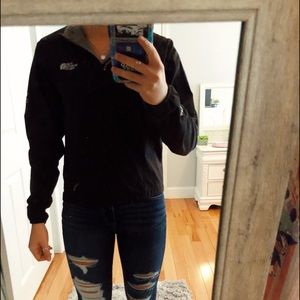 North Face Black Qaurter Zip